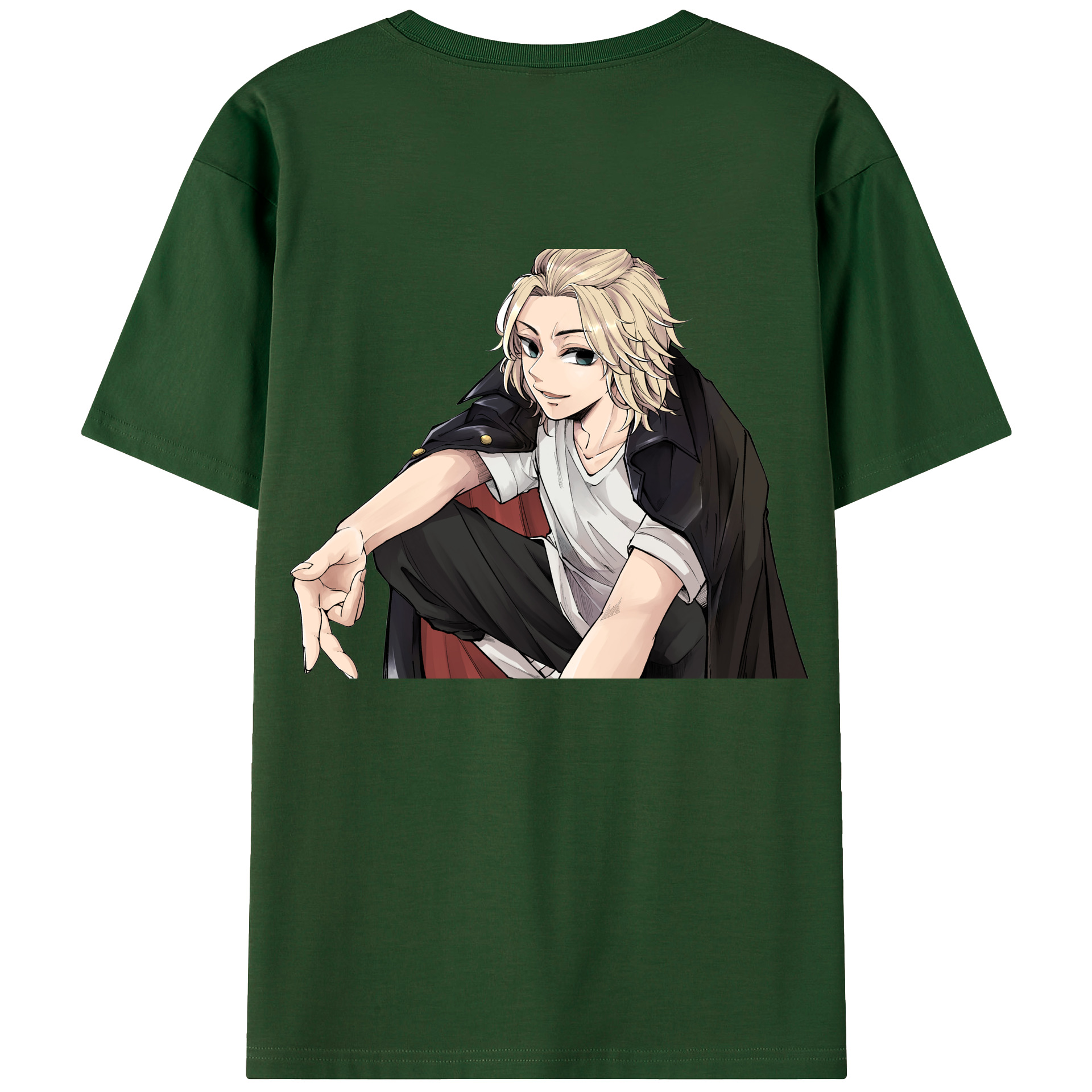 （画像用） 東京リベンジャーズ Tokyo Revengers 綿100％半袖Tシャツ（背面プリント）